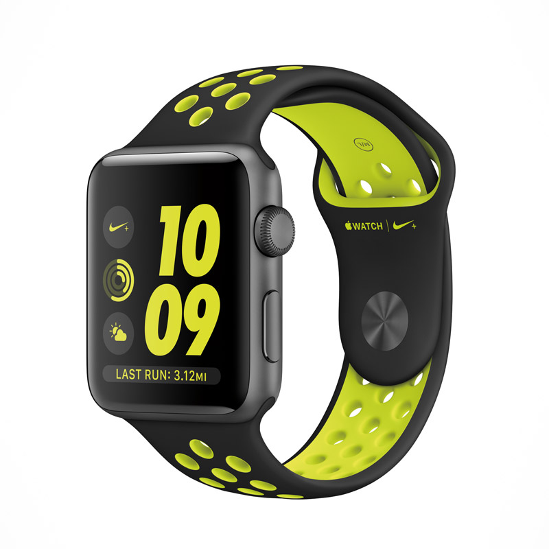 「Apple Watch Nike＋（アップルウォッチ ナイキプラス）」38mm 4万0824円、42mm 4万4064円