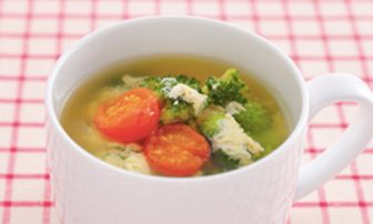【旬菜】簡単にできる美肌メニュー「ブロッコリーとトマトのたまごスープ」