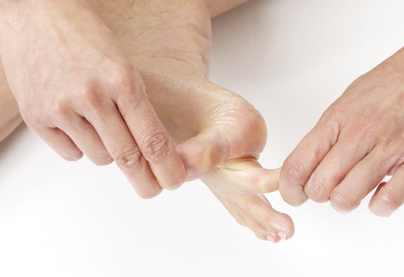 足の指を刺激し代謝を上げる