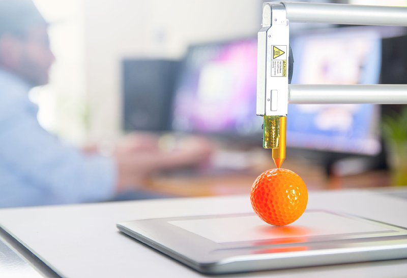 3Dプリンタでゴルフボールを作成
