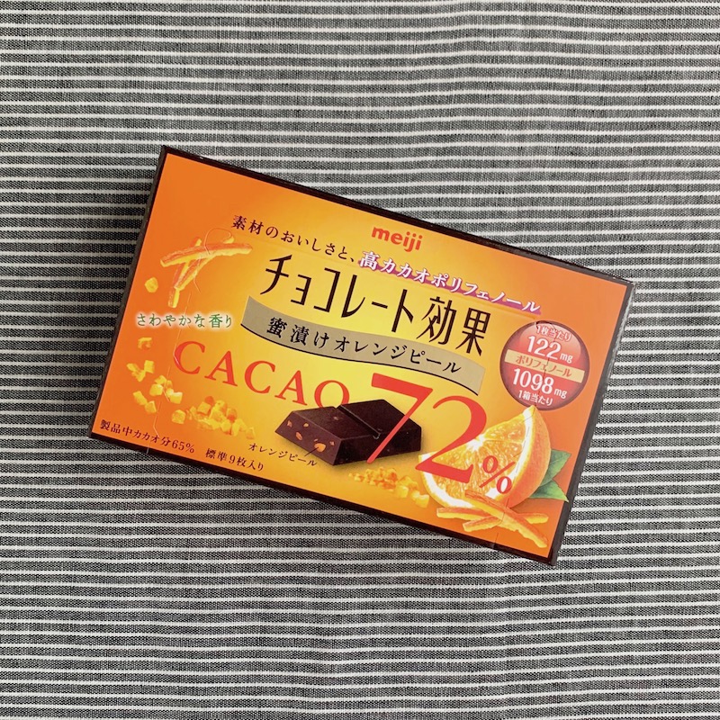 チョコレート効果72％ 蜜漬けオレンジピール