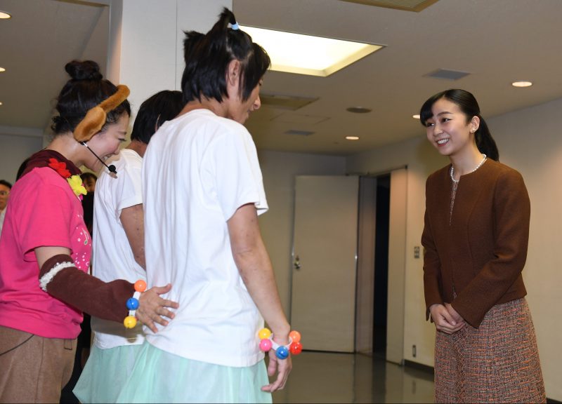 10月20日東京都世田谷区で開催されたダンス大会に出席された佳子さま