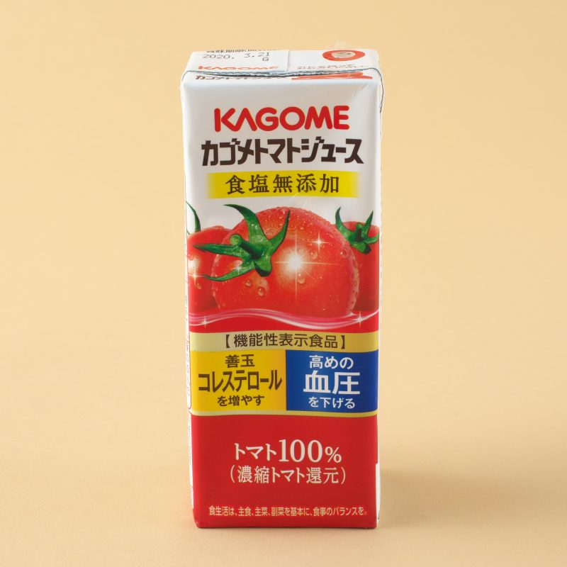 『カゴメ トマトジュース 食塩無添加200ml』（カゴメ）86円（税込・編集部調べ）