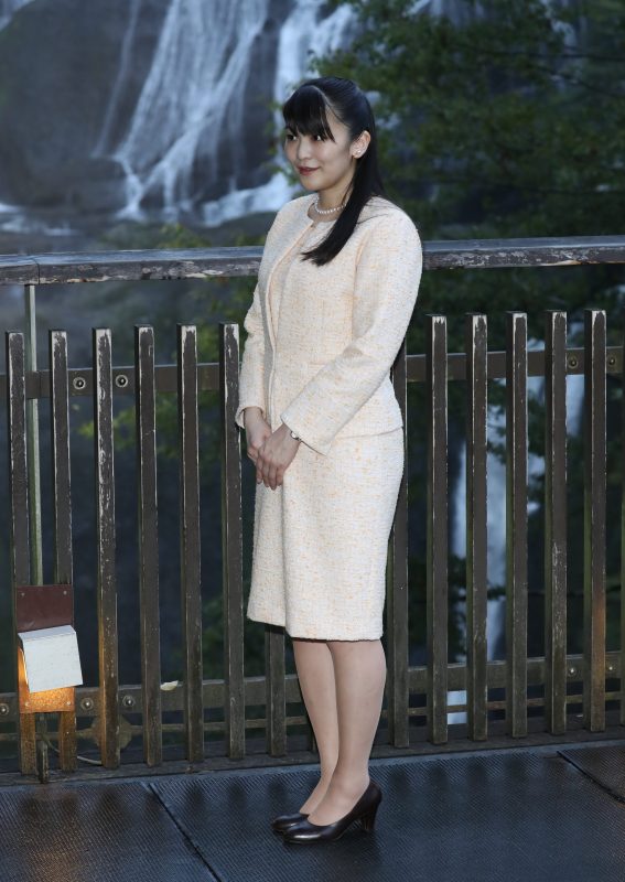 2019年10月7日に茨城の袋田の滝を訪問された眞子さま