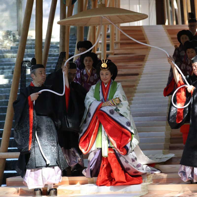 11月23日に伊勢神宮を参拝される皇后雅子さま