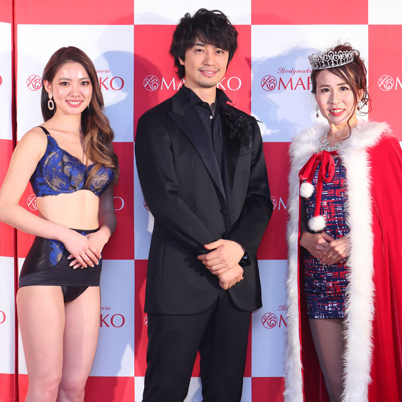 左から小栗奈菜さん、斎藤工さん、高橋由美子さん