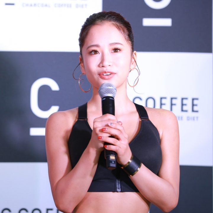 『C COFFEE』発表会に登場した田辺莉咲子