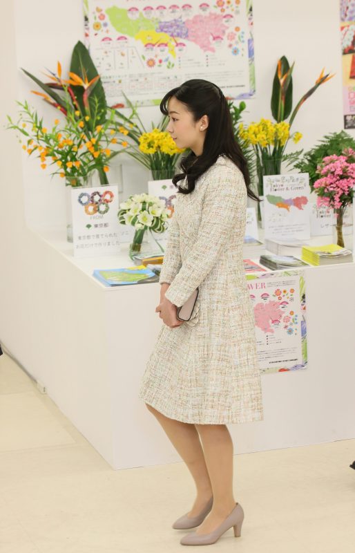第69回関東東海花の展覧会に出席された佳子さま