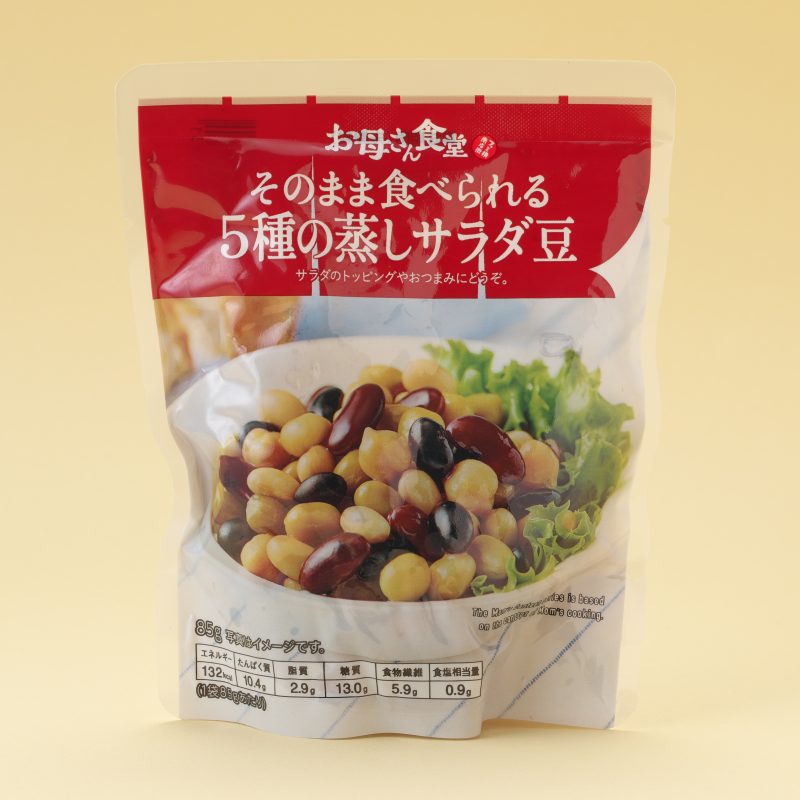 『そのまま食べられる5種の蒸しサラダ豆』（ファミリーマート）119円（税抜）