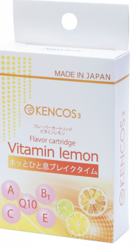 アクアバンク『ポータブル水素ガス吸引具　KENCOS4』のフレーバービタミンレモン