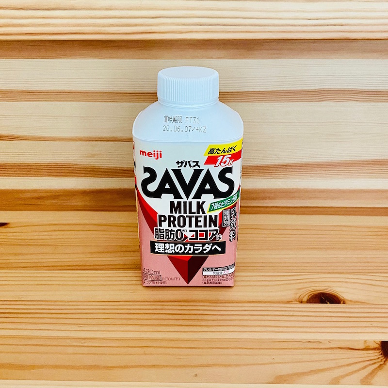『SAVAS（ザバス） ミルクプロテイン 脂肪0 ココア味』(明治)149円（税抜・編集部調べ）
