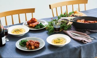 栗原心平さんのおウチパーティー料理レシピ｜スペアリブ、リゾット、鍋、麺の4品