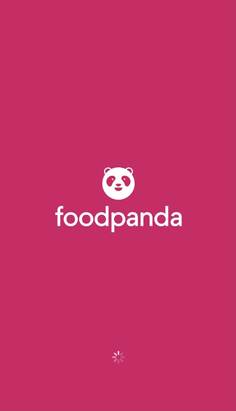 アプリ「foodpanda」のトップ画面
