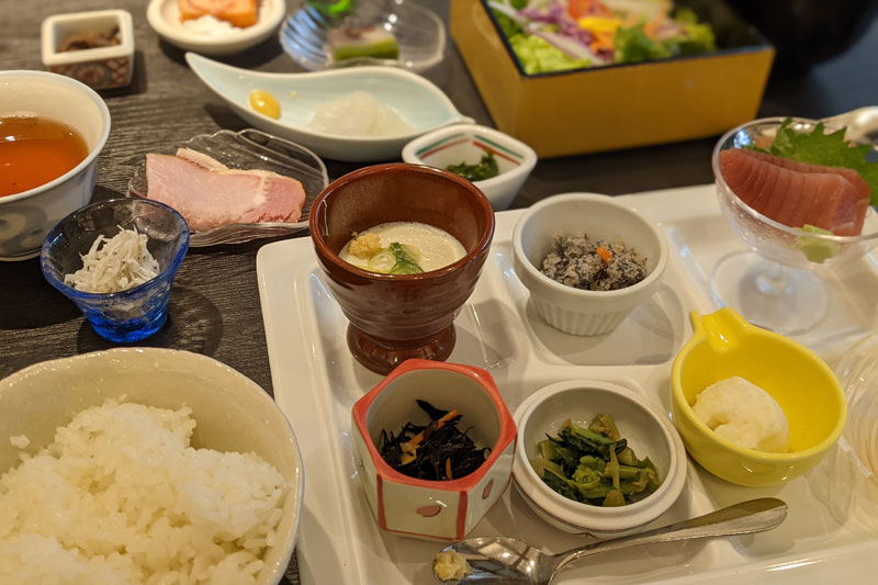 「休暇村 奥武蔵」レストラン朝食