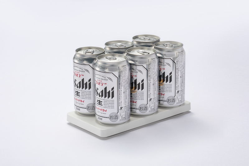 パナソニックの重量検知プレート NY-PZE1/重量検知プレートNY-PZE1B1に缶ビールを6個載せた状態
