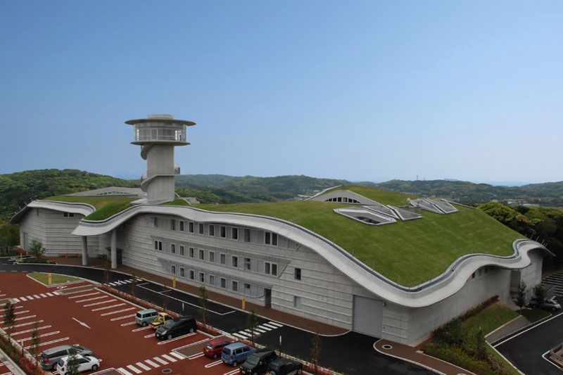 一支國博物館の設計者は黒田紀章氏。建物も一見の価値あり