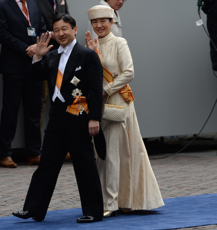 2013年4月、国王の即位式に合わせて、オランダをご訪問する天皇皇后両陛下