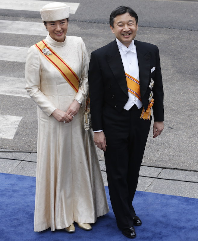 2013年4月、国王の即位式に合わせて、オランダをご訪問する天皇皇后両陛下