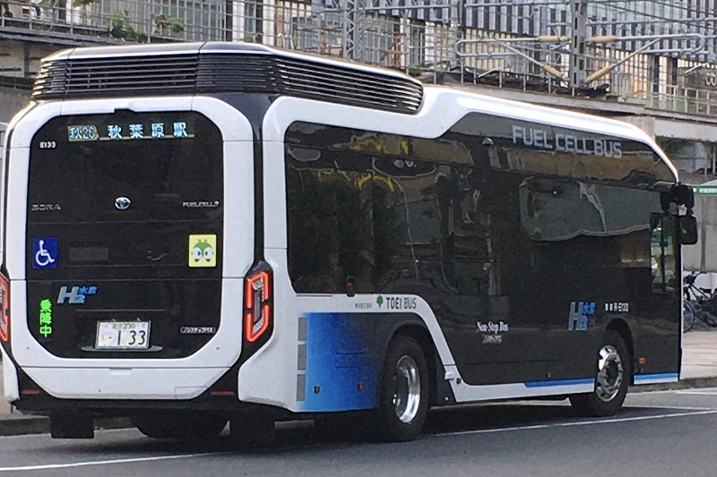 １台1億円もする水素バス！