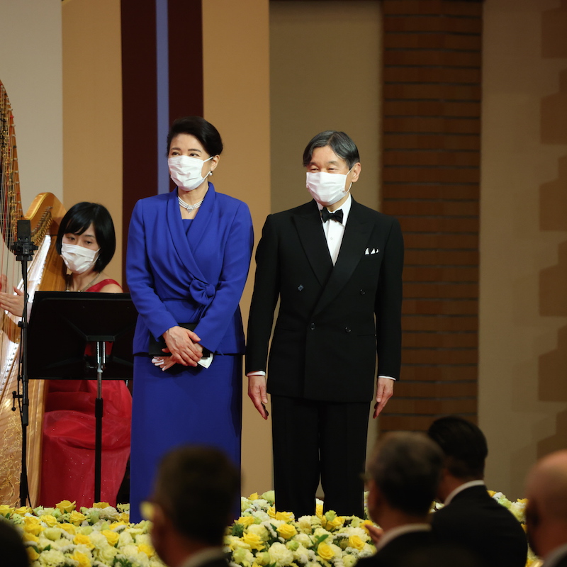 天皇皇后両陛下そろって「日本国際賞」の授賞式に出席している様子