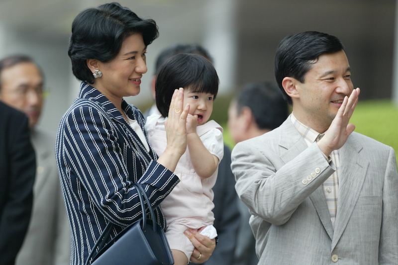 2003年8月7日から18日、那須御用邸で過ごされた天皇皇后両陛下と愛子さま