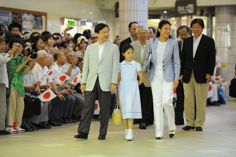 2010年8月、静岡県下田市の須崎御用邸へご静養された天皇皇后両陛下と愛子さま