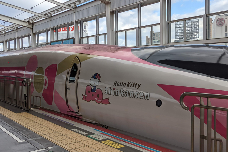 時間があえば乗りたい「ハローキティ新幹線」
