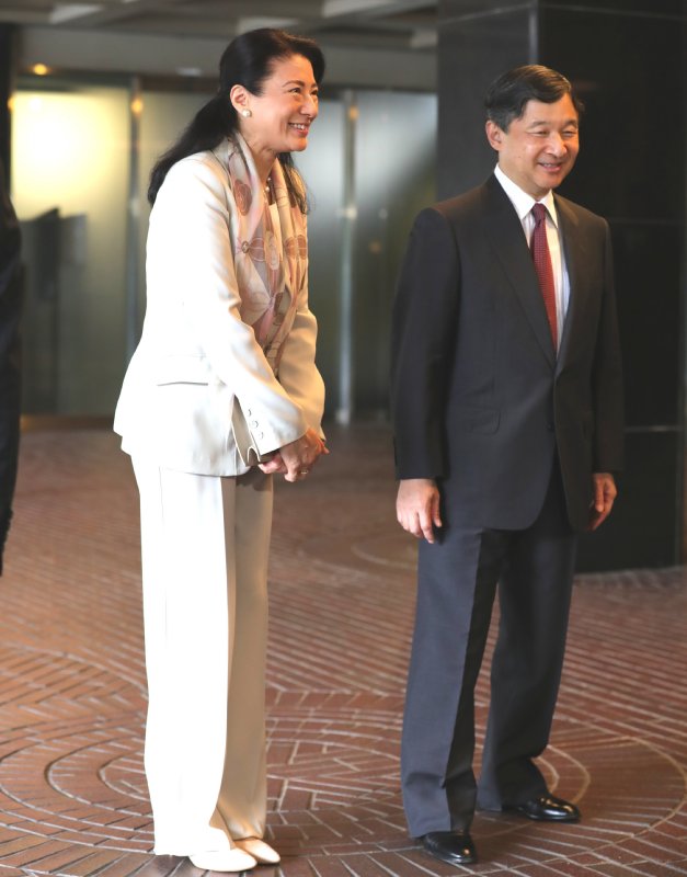 2017年9月、｢国際青年交流会議｣の懇談会に出席された天皇皇后両陛下