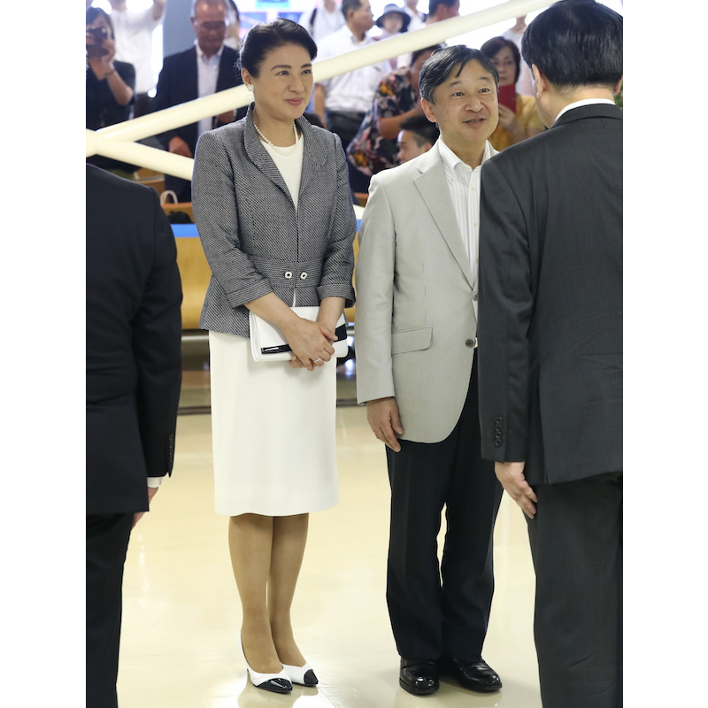 2018年8月、兵庫県を訪問された天皇皇后両陛下