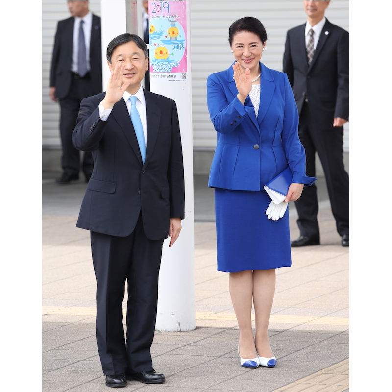 2019年9月、第74回国民体育大会が開催されている茨城県をご訪問の天皇皇后両陛下