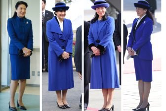 皇后雅子さま、秋冬のロイヤルブルーファッションは「締め色」を合わせてエレガントな着こなしに