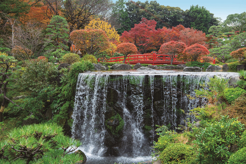 約4万平方メートルの広大な日本庭園を一望できる「ガーデンラウンジ」