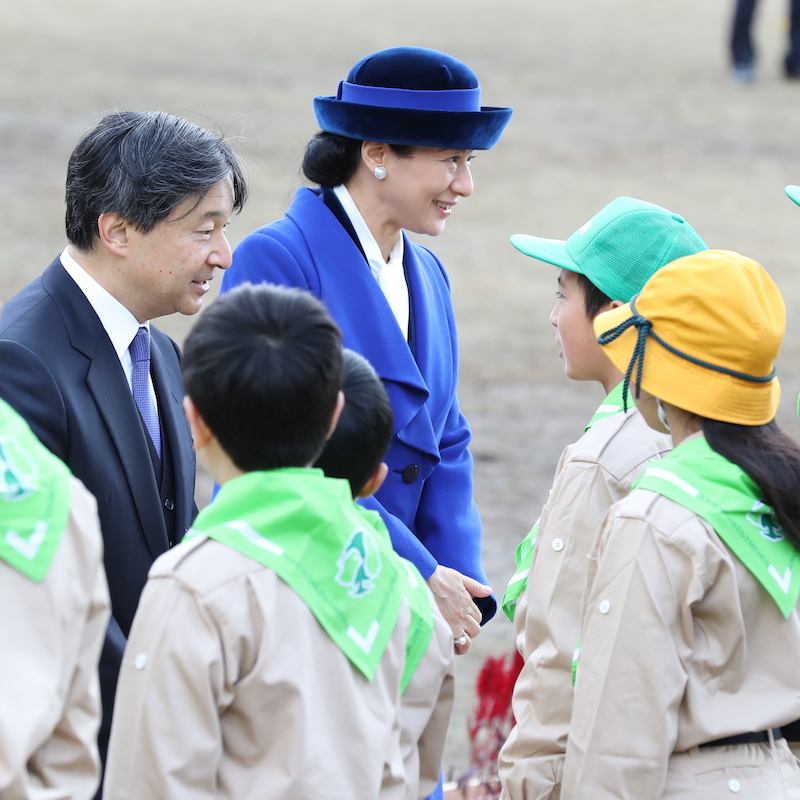 2017年11月に行われた「41回全国育樹祭」にご出席の天皇陛下と雅子さま