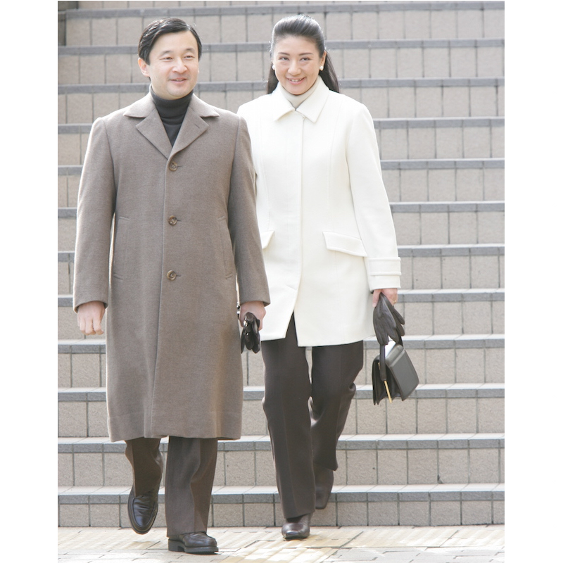 2008年1月、冬季国体開会式へのご出席などのため長野県を訪問された天皇陛下（当時は皇太子）と雅子さま