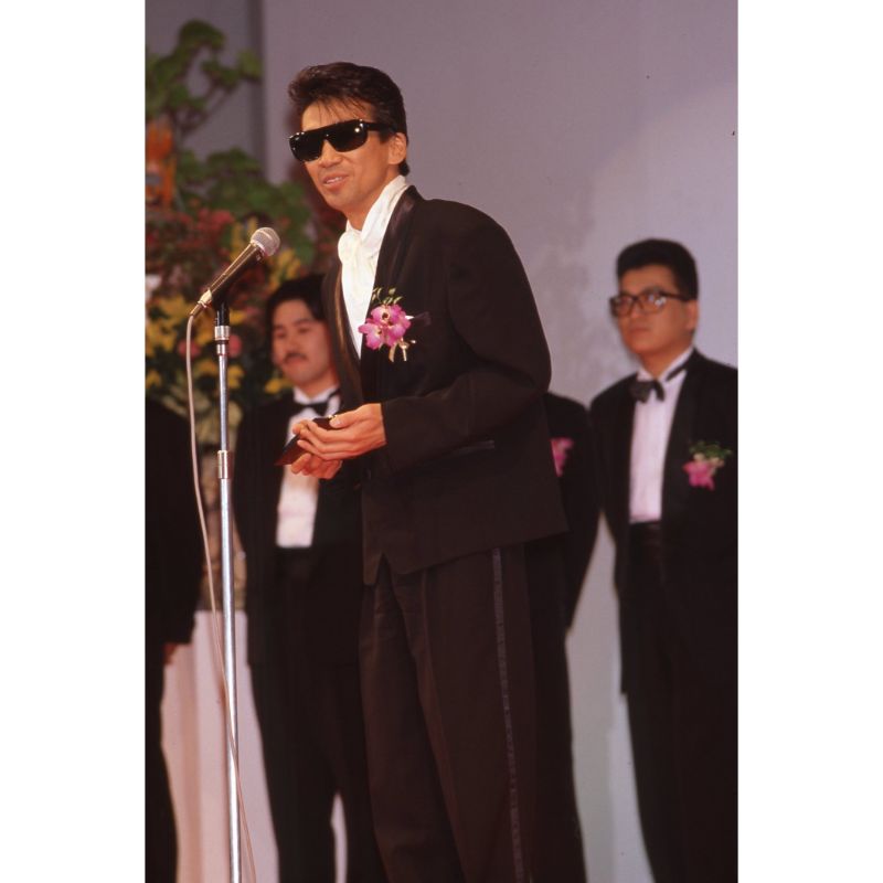 第1回日本ゴールドディスク大賞授賞式にて（1987年、Ph／SHOGAKUKAN）