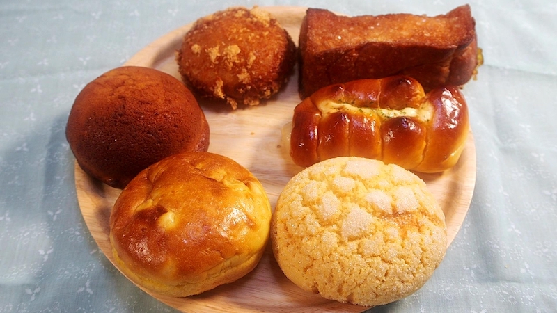 6種の菓子パン