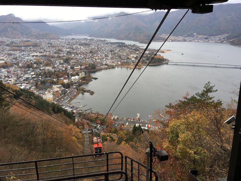 ～河口湖～　富士山パノラマロープウェイからの眺め