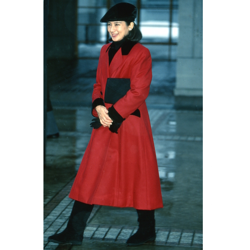 ベレー帽とブーツが冬らしさ満点（1997年2月20日、Ph／JMPA）