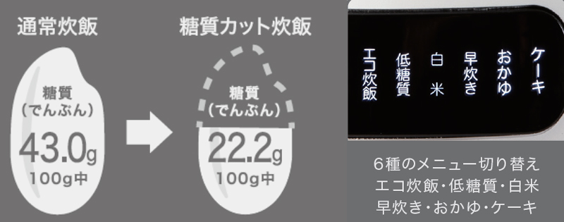 『糖質カット炊飯ジャーNJ101』