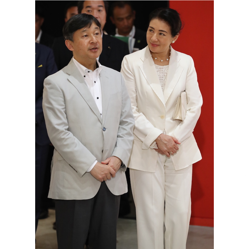2018年5月、半年ぶりの地方でのご公務で、滋賀県をご訪問の天皇皇后両陛下