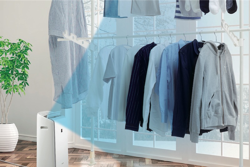 シャープ『衣類乾燥除湿機　CV‐RH140』の衣類乾燥のイメージ