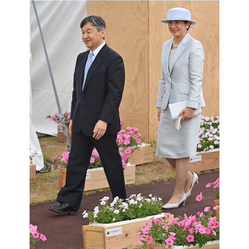全国植樹祭に参加された天皇皇后両陛下
