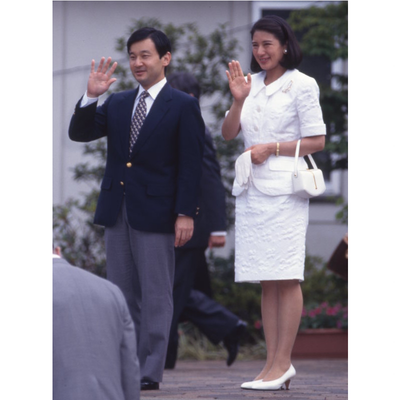1996年8月、山梨県の勝沼にあるワインカーヴをご視察の天皇皇后両陛下