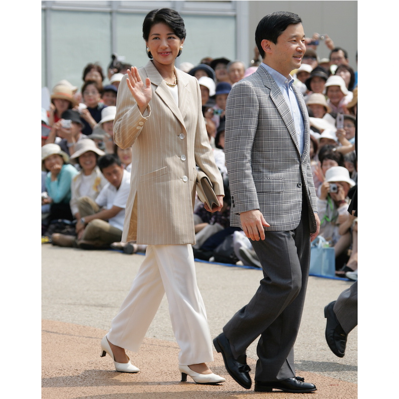 2005年7月、「愛・地球博」に出席された雅子さまと天皇陛下