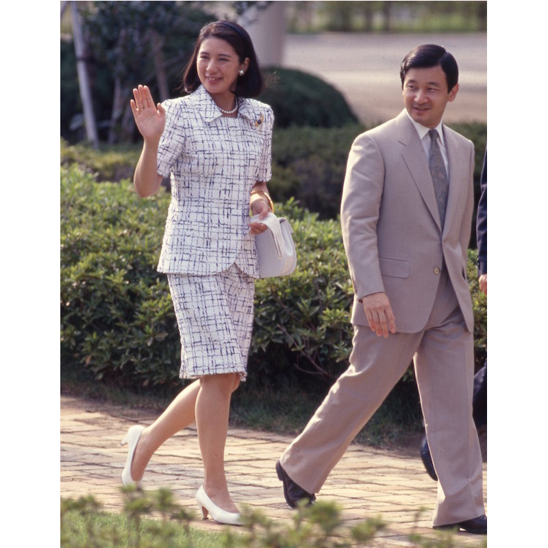 1996年8月、山梨の地場産業を集めた企業団地をご視察に訪れた天皇皇后両陛下