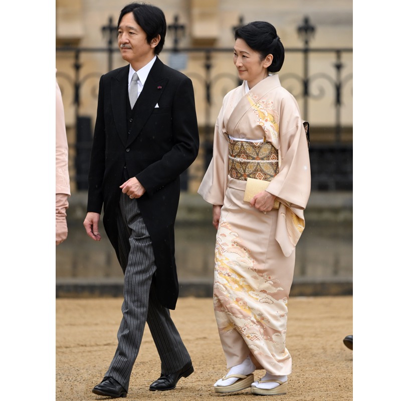 日本らしい着物でご出席の紀子さま（2023年5月6日、Ph／GettyImages）