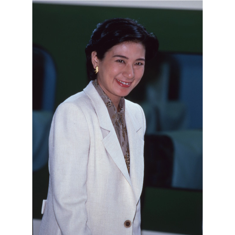 2001年6月、那須御用邸から帰京される日の雅子さま