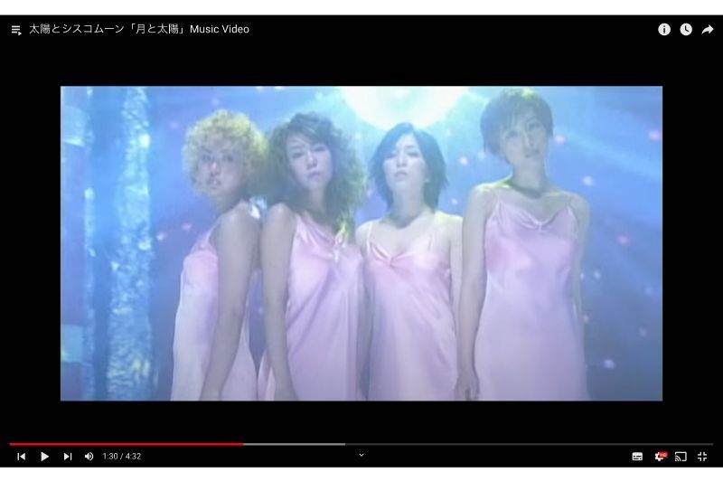 左から信田美帆、稲葉貴子、小湊美和、RuRu（YouTubeより）