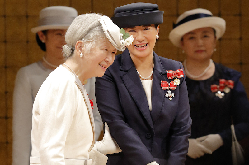 30年間、日本赤十字社名誉総裁を務められた美智子さま（2018年5月16日、日本赤十字社提供）