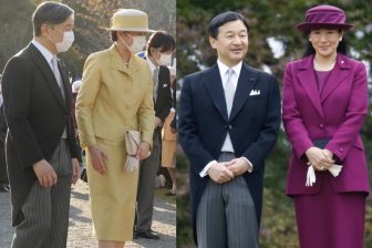 【秋の園遊会ファッション】皇后雅子さま、26年前は初々しい着物姿　お気に入りのボルドーのセッ…
